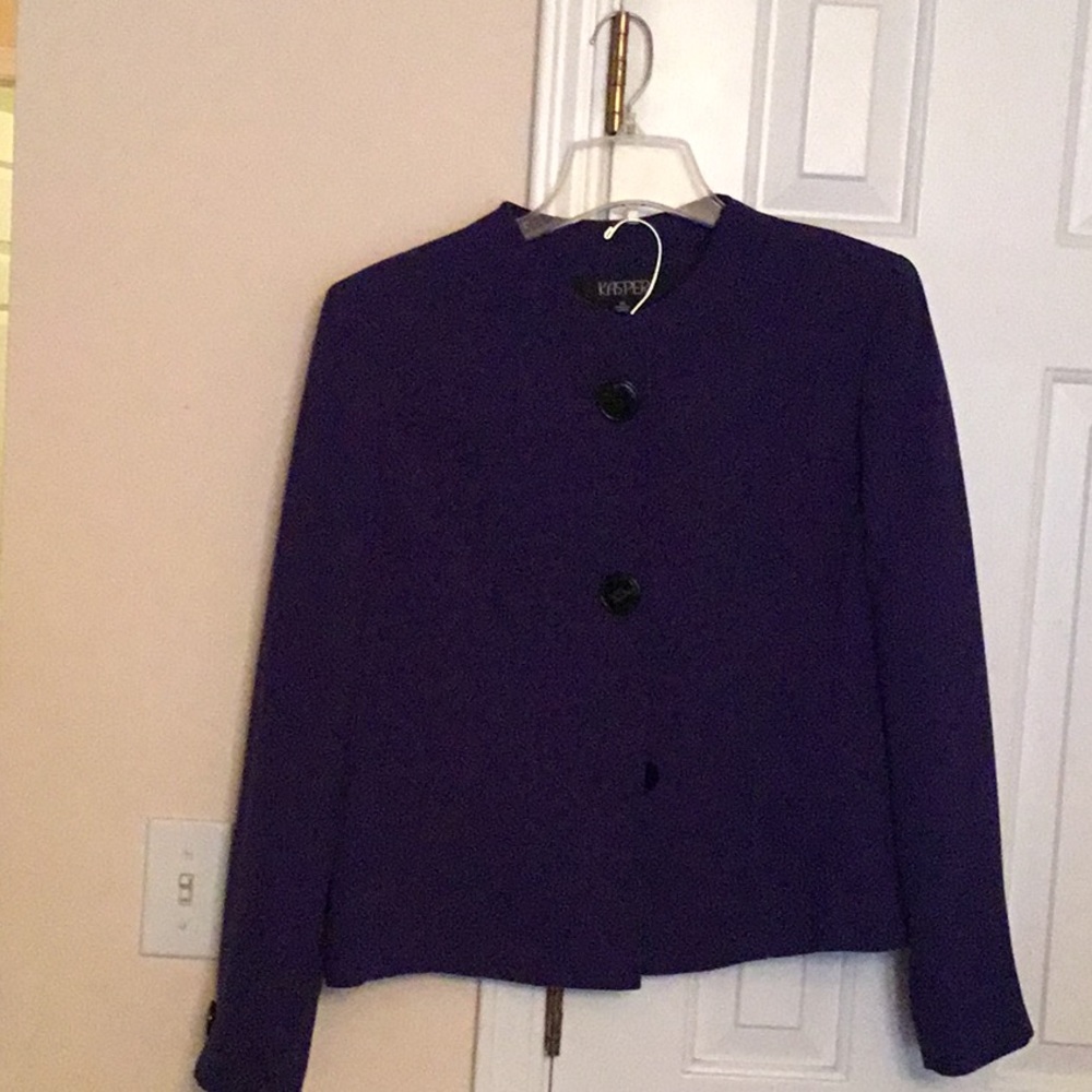 Purple suit jacket